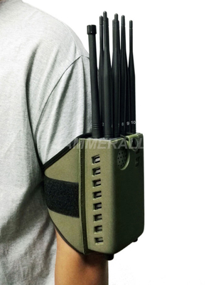 10 Antenler Taşınabilir Cep Telefonu Jammer, LOJACK GPS WiFi Sinyal Yıkıcı