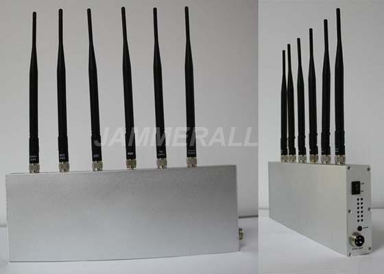 6 Antenler Cep Telefonu Sinyal İnhibitörü, Güçlü 3G / WiFi Sinyal Jammer