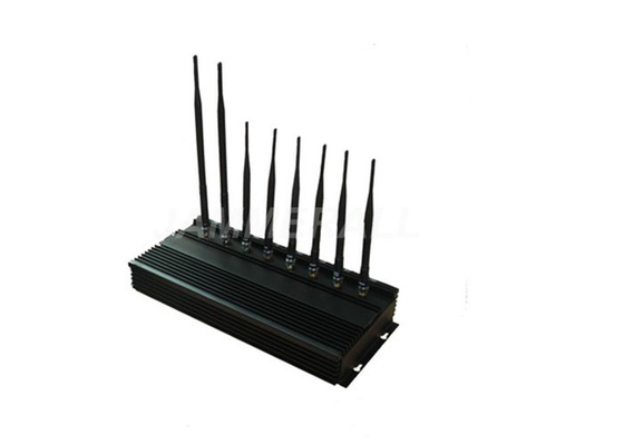 Yüksek Güç UHF VHF Jammer, WiFi GPS LoJack 3G Cep Telefonu Sinyal İnhibitörü