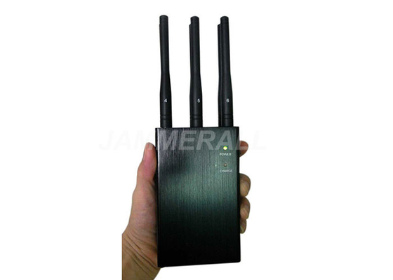 Seçilebilir El Cep Telefonu Jammer 6 Antenler Tipi GPS 3G 4G Sinyalleri Için