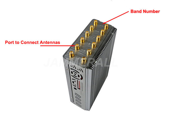 12 Bant Taşınabilir Kablosuz Sinyal Jammer Için WiFi / GPS / LOJACK / 3G 4G Sıkışma