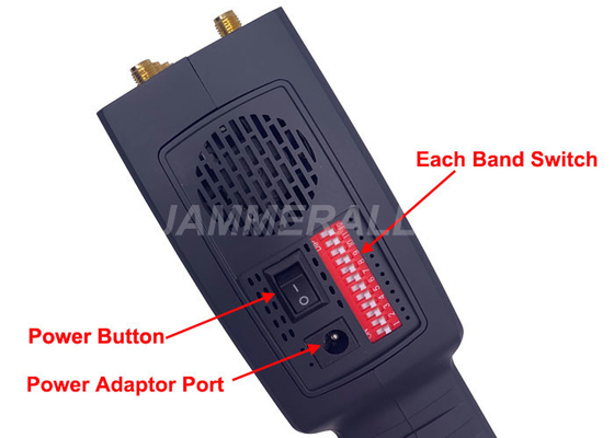 All-In - LOJACK GPSL1L2L5 WiFi Sinyalleri İçin Bir El Cep Telefonu Jammer