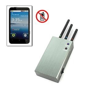 5 Bantları CDMA GSM 3G Taşınabilir Cep Telefonu Jammer, Cep Telefonu Sinyal İzolatörü Düşük Güç