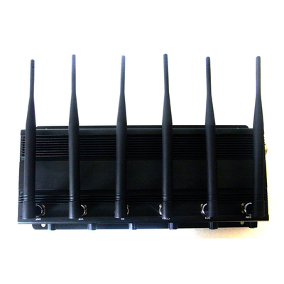 Ayarlanabilir Cep Telefonu Sinyal Engelleyici Jammer 6 Antenler CDMA GSM DCS PCS Tipi