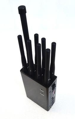 8 Antenler 3G 4G Sinyal Jammer Taşınabilir 4 W Blok GPS Cep Telefonu Sinyalleri Dayanıklı