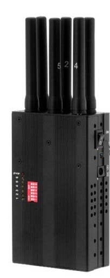 Küçük Szie 3G 4G Sinyal Jammer Telefon Seçilebilir WiFi İzolatör 3 W 6 Antenler