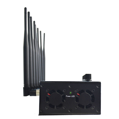 Hücresel Cep Telefonu Sinyal Jammer 8 Antenler WiFi GPS Engelleyici Soğutma Sistemi ile