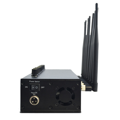 Hücresel Cep Telefonu Sinyal Jammer 8 Antenler WiFi GPS Engelleyici Soğutma Sistemi ile