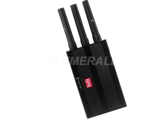 Kalite  Handheld 3G 4G Signal Jammer For Blocking LoJack / GPSL1 / GPSL2 / GPSL5 Fabrika